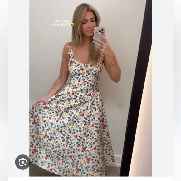 New Abercrombie & fitch Dylan bra free midi dress - Picture 5 of 7